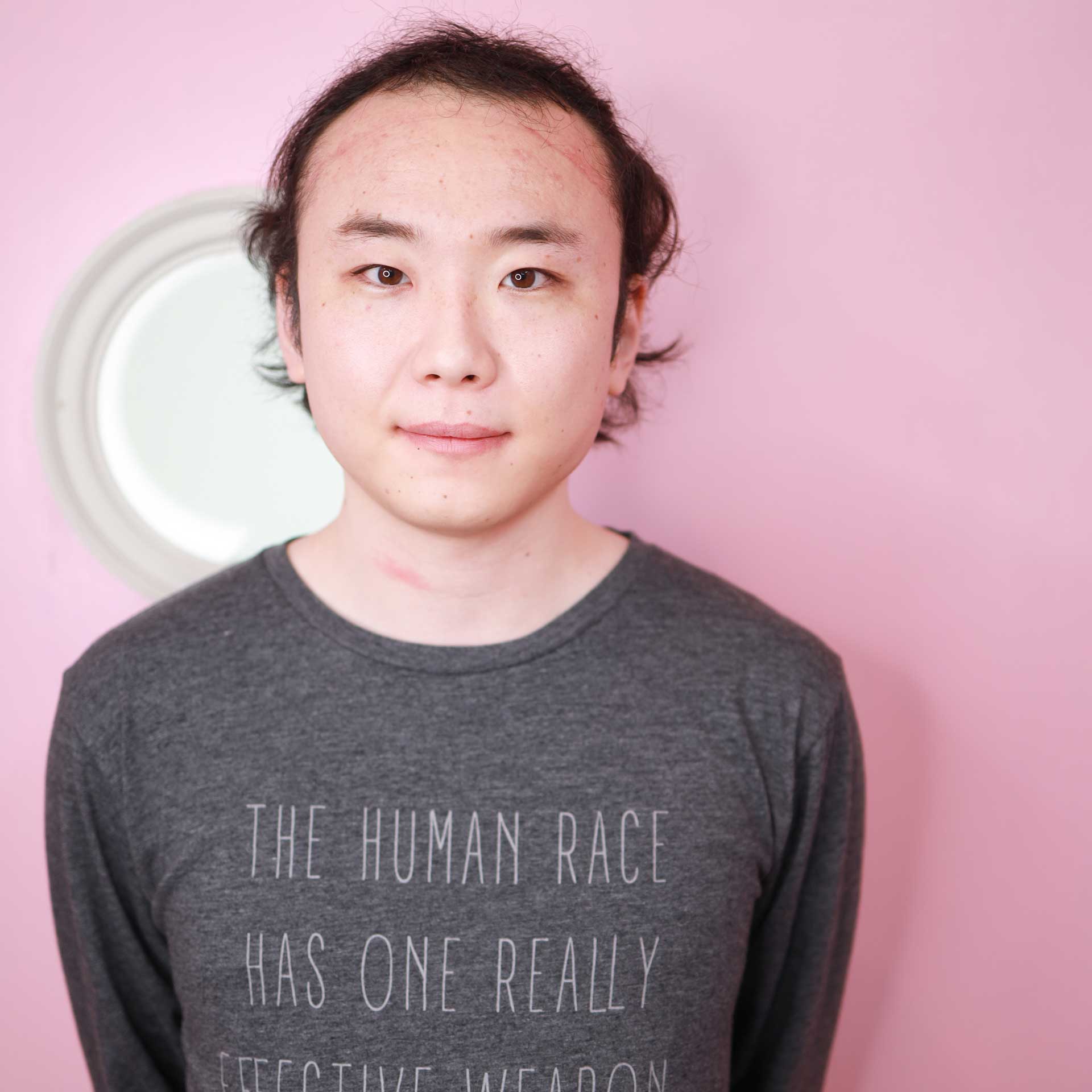 女装メイク前 TOKYO変身クラブ